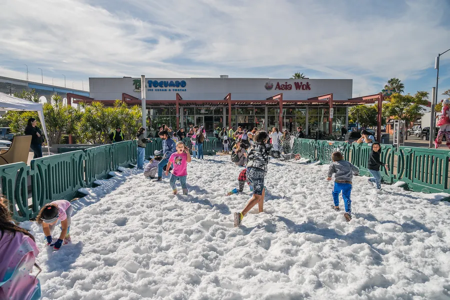 Barrio Logan Snow Day