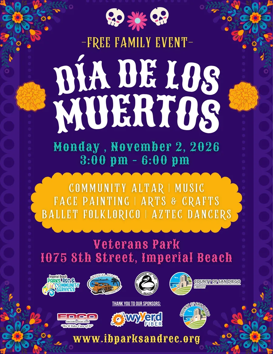 Imperial Beach Día de los Muertos flyer