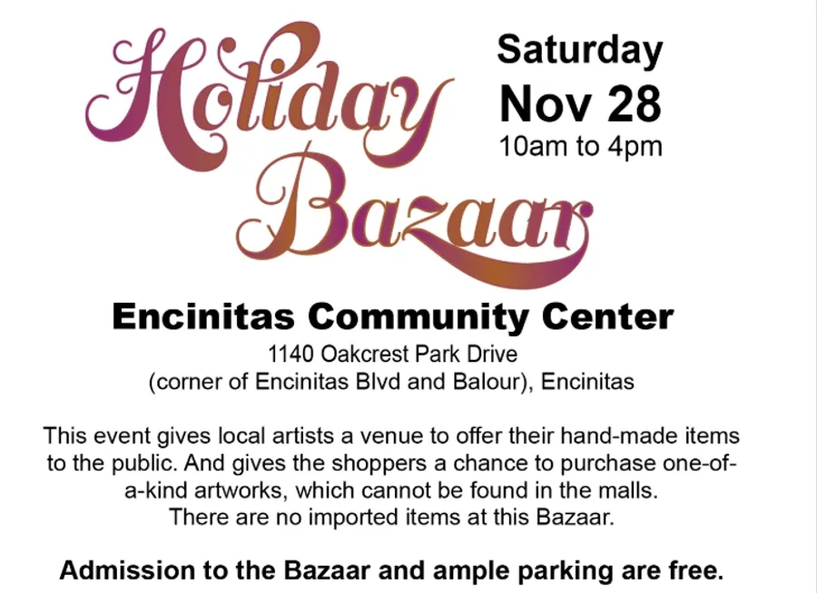 SDAG Annual Holiday Bazaar