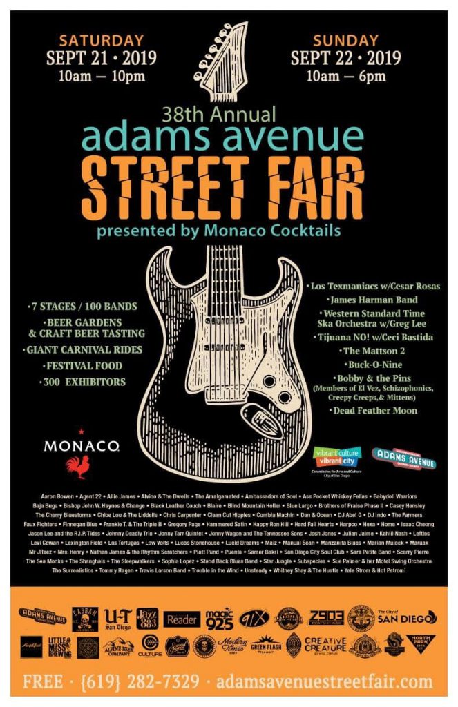 Adams Avenue Street Fair – San Diego Street Fairs